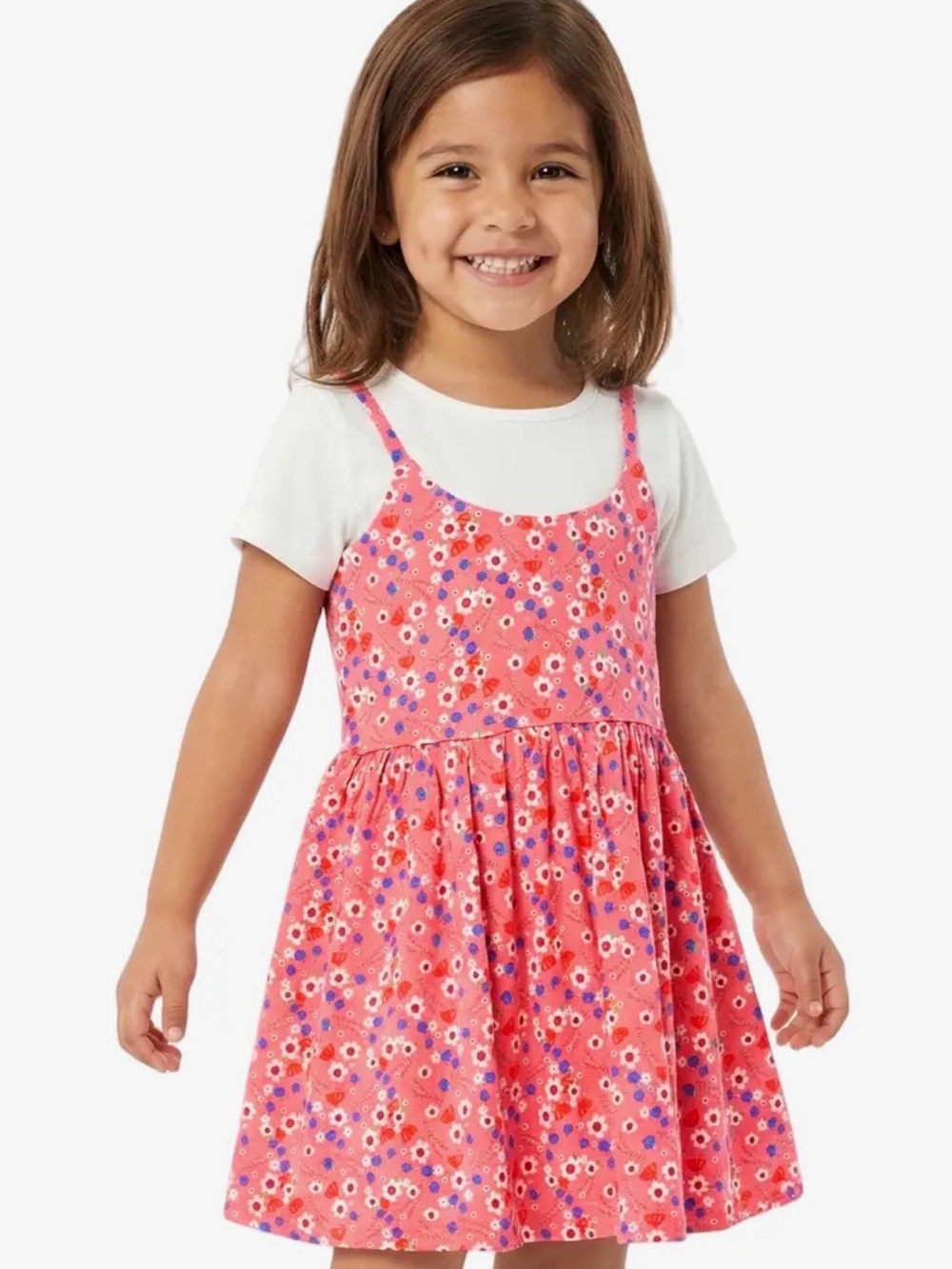 Cutie Patootie Toddlers double layered Tee dress
